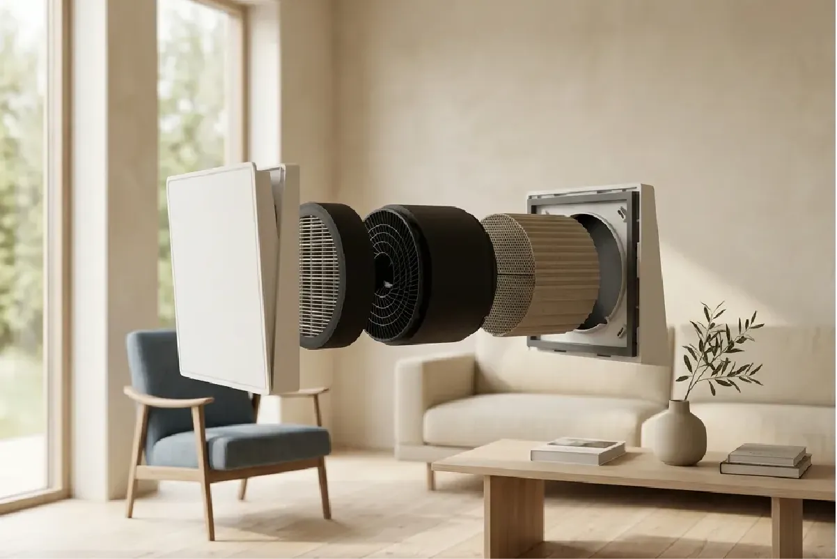 EcoPair ventilación controlada contra moho en Estella-Lizarra